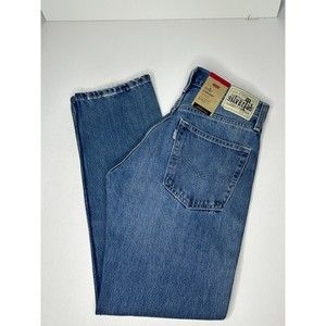 Levi’s silvertab relaxed straight leg Jeans mens 28 X 32Light Wash Distressed